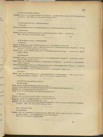 Kaiserlich-königliches Armee-Verordnungsblatt: Personal-Angelegenheiten 19100928 Seite: 11