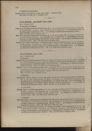 Kaiserlich-königliches Armee-Verordnungsblatt: Personal-Angelegenheiten 19100928 Seite: 14