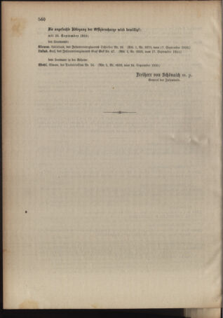 Kaiserlich-königliches Armee-Verordnungsblatt: Personal-Angelegenheiten 19100928 Seite: 16