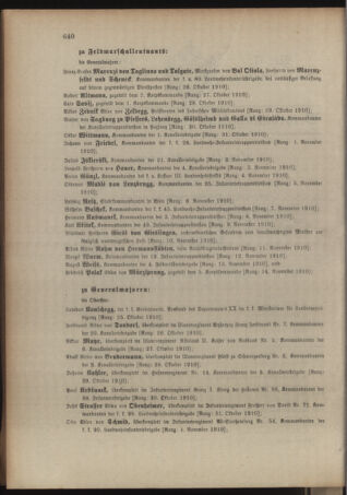 Kaiserlich-königliches Armee-Verordnungsblatt: Personal-Angelegenheiten 19101026 Seite: 38