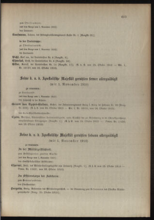 Kaiserlich-königliches Armee-Verordnungsblatt: Personal-Angelegenheiten 19101026 Seite: 91