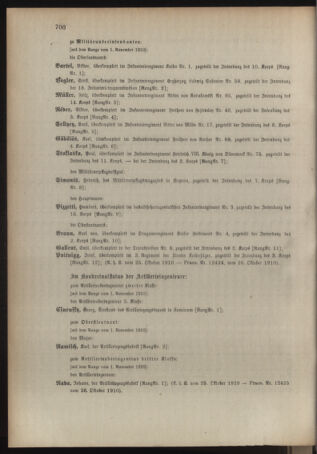 Kaiserlich-königliches Armee-Verordnungsblatt: Personal-Angelegenheiten 19101026 Seite: 98