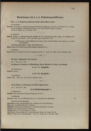 Kaiserlich-königliches Armee-Verordnungsblatt: Personal-Angelegenheiten 19101118 Seite: 5