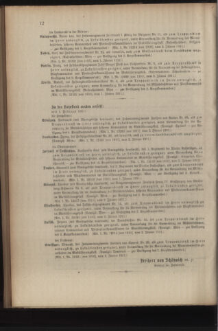 Kaiserlich-königliches Armee-Verordnungsblatt: Personal-Angelegenheiten 19110107 Seite: 12