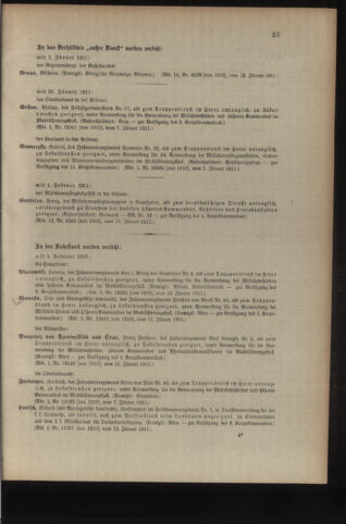 Kaiserlich-königliches Armee-Verordnungsblatt: Personal-Angelegenheiten 19110118 Seite: 11