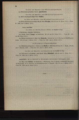 Kaiserlich-königliches Armee-Verordnungsblatt: Personal-Angelegenheiten 19110208 Seite: 12