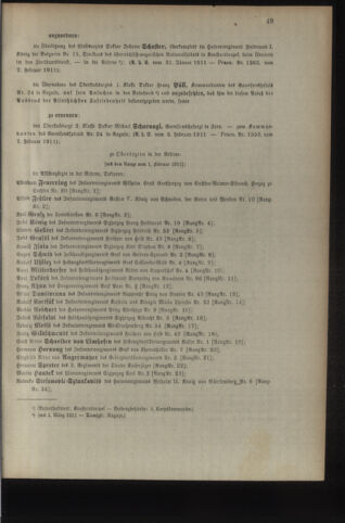 Kaiserlich-königliches Armee-Verordnungsblatt: Personal-Angelegenheiten 19110208 Seite: 7