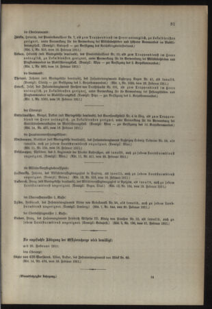 Kaiserlich-königliches Armee-Verordnungsblatt: Personal-Angelegenheiten 19110225 Seite: 9