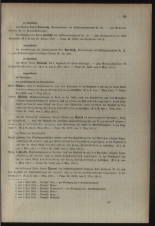 Kaiserlich-königliches Armee-Verordnungsblatt: Personal-Angelegenheiten 19110308 Seite: 3