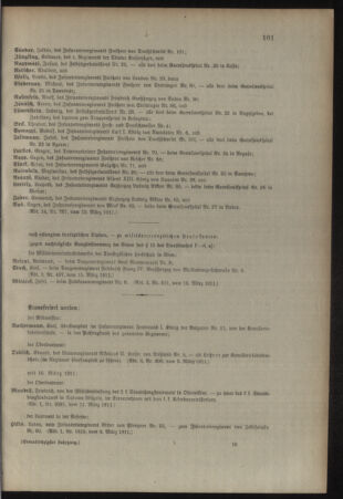 Kaiserlich-königliches Armee-Verordnungsblatt: Personal-Angelegenheiten 19110318 Seite: 9