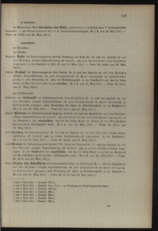 Kaiserlich-königliches Armee-Verordnungsblatt: Personal-Angelegenheiten 19110330 Seite: 3