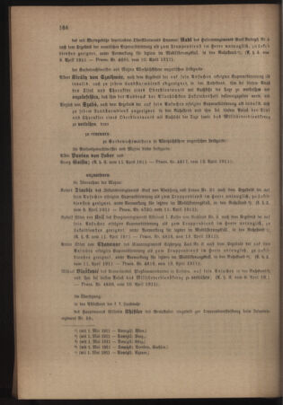 Kaiserlich-königliches Armee-Verordnungsblatt: Personal-Angelegenheiten 19110415 Seite: 8