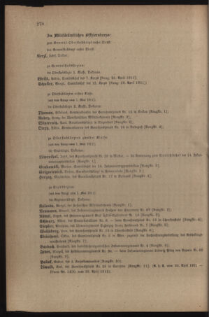 Kaiserlich-königliches Armee-Verordnungsblatt: Personal-Angelegenheiten 19110427 Seite: 70