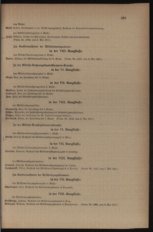 Kaiserlich-königliches Armee-Verordnungsblatt: Personal-Angelegenheiten 19110508 Seite: 7