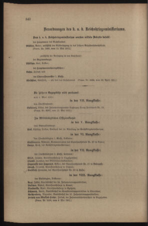 Kaiserlich-königliches Armee-Verordnungsblatt: Personal-Angelegenheiten 19110518 Seite: 6