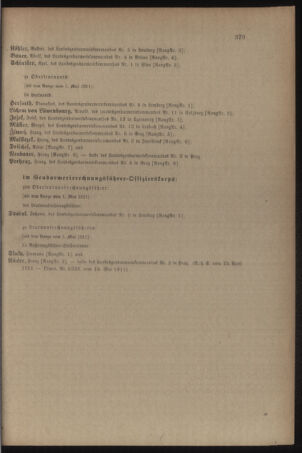 Kaiserlich-königliches Armee-Verordnungsblatt: Personal-Angelegenheiten 19110529 Seite: 21