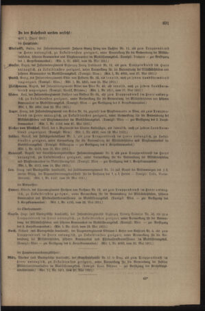 Kaiserlich-königliches Armee-Verordnungsblatt: Personal-Angelegenheiten 19110529 Seite: 43