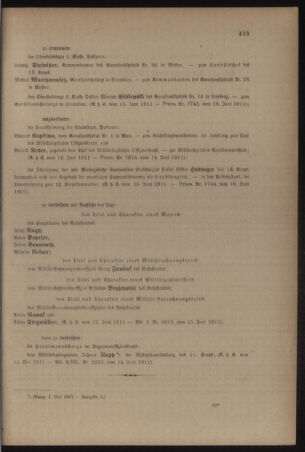 Kaiserlich-königliches Armee-Verordnungsblatt: Personal-Angelegenheiten 19110617 Seite: 3