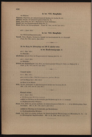 Kaiserlich-königliches Armee-Verordnungsblatt: Personal-Angelegenheiten 19110628 Seite: 8