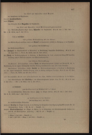 Kaiserlich-königliches Armee-Verordnungsblatt: Personal-Angelegenheiten 19110708 Seite: 3