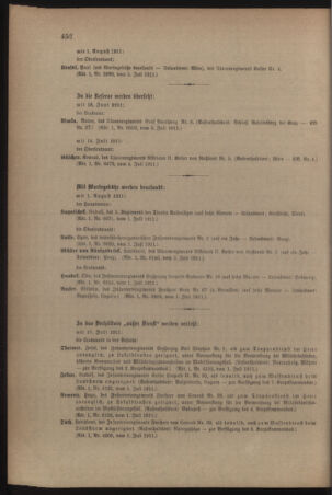 Kaiserlich-königliches Armee-Verordnungsblatt: Personal-Angelegenheiten 19110708 Seite: 8