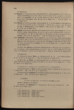 Kaiserlich-königliches Armee-Verordnungsblatt: Personal-Angelegenheiten 19110829 Seite: 2