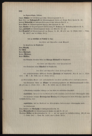 Kaiserlich-königliches Armee-Verordnungsblatt: Personal-Angelegenheiten 19111014 Seite: 6