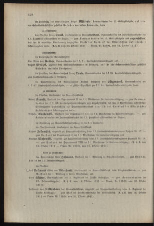 Kaiserlich-königliches Armee-Verordnungsblatt: Personal-Angelegenheiten 19111021 Seite: 2