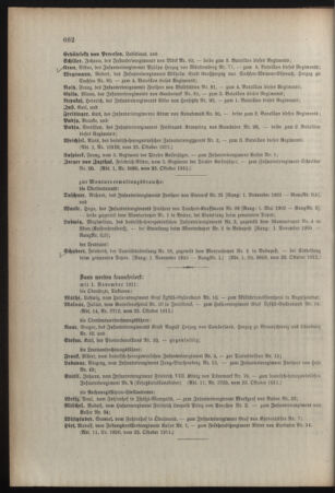 Kaiserlich-königliches Armee-Verordnungsblatt: Personal-Angelegenheiten 19111027 Seite: 20