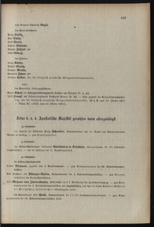 Kaiserlich-königliches Armee-Verordnungsblatt: Personal-Angelegenheiten 19111027 Seite: 7