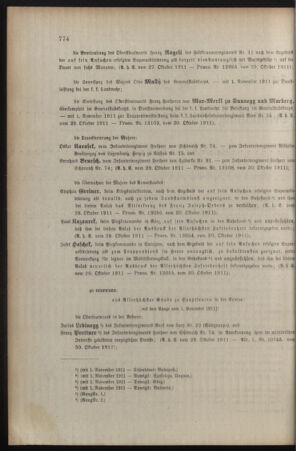 Kaiserlich-königliches Armee-Verordnungsblatt: Personal-Angelegenheiten 19111031 Seite: 110