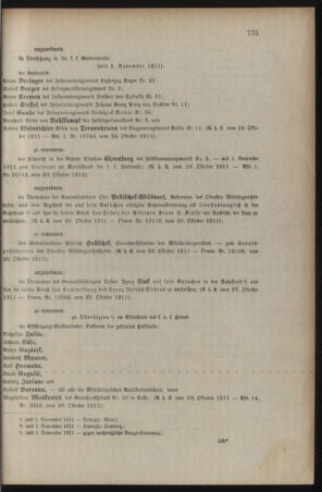 Kaiserlich-königliches Armee-Verordnungsblatt: Personal-Angelegenheiten 19111031 Seite: 111