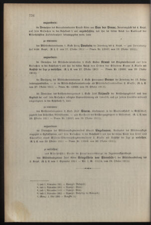 Kaiserlich-königliches Armee-Verordnungsblatt: Personal-Angelegenheiten 19111031 Seite: 112