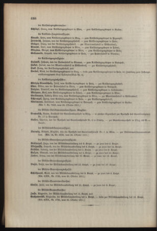 Kaiserlich-königliches Armee-Verordnungsblatt: Personal-Angelegenheiten 19111031 Seite: 22