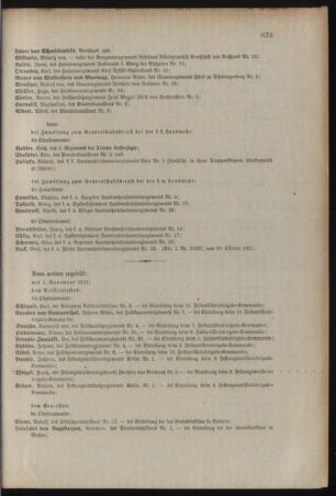 Kaiserlich-königliches Armee-Verordnungsblatt: Personal-Angelegenheiten 19111031 Seite: 7