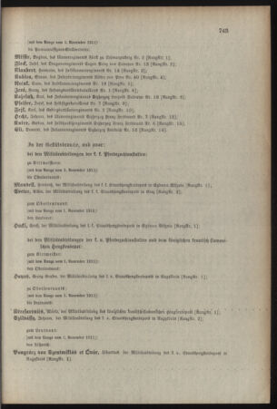 Kaiserlich-königliches Armee-Verordnungsblatt: Personal-Angelegenheiten 19111031 Seite: 77