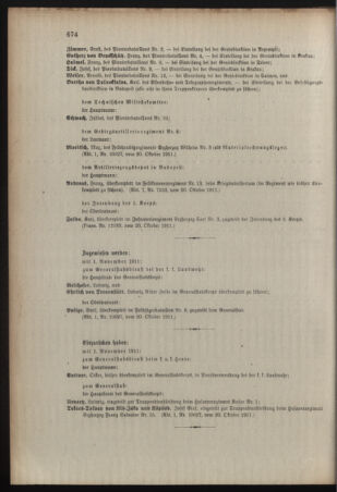 Kaiserlich-königliches Armee-Verordnungsblatt: Personal-Angelegenheiten 19111031 Seite: 8