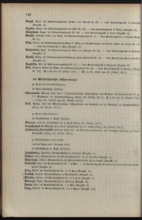 Kaiserlich-königliches Armee-Verordnungsblatt: Personal-Angelegenheiten 19111031 Seite: 82