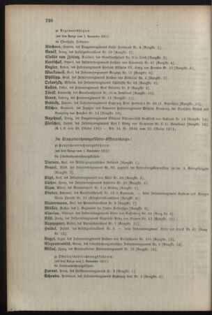 Kaiserlich-königliches Armee-Verordnungsblatt: Personal-Angelegenheiten 19111031 Seite: 84