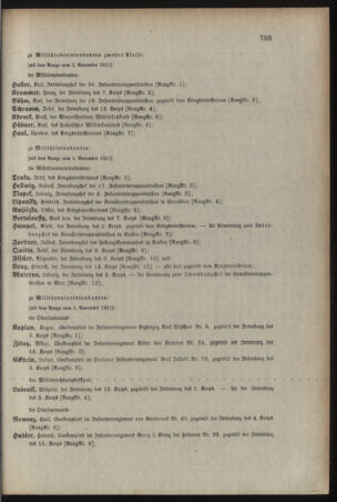 Kaiserlich-königliches Armee-Verordnungsblatt: Personal-Angelegenheiten 19111031 Seite: 87