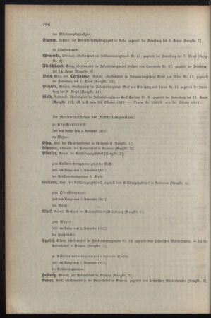 Kaiserlich-königliches Armee-Verordnungsblatt: Personal-Angelegenheiten 19111031 Seite: 88