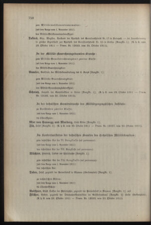 Kaiserlich-königliches Armee-Verordnungsblatt: Personal-Angelegenheiten 19111031 Seite: 92