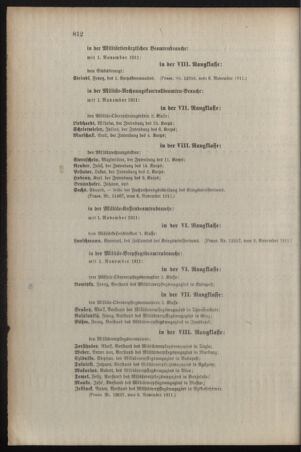 Kaiserlich-königliches Armee-Verordnungsblatt: Personal-Angelegenheiten 19111108 Seite: 14