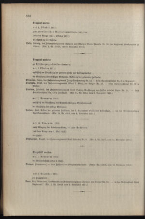 Kaiserlich-königliches Armee-Verordnungsblatt: Personal-Angelegenheiten 19111118 Seite: 10