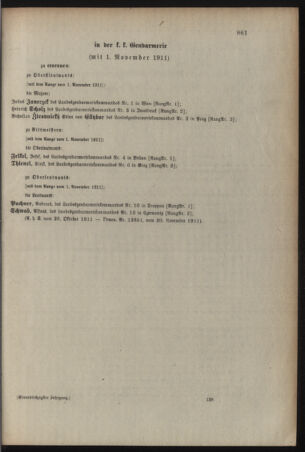 Kaiserlich-königliches Armee-Verordnungsblatt: Personal-Angelegenheiten 19111128 Seite: 25