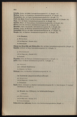 Kaiserlich-königliches Armee-Verordnungsblatt: Personal-Angelegenheiten 19111128 Seite: 32