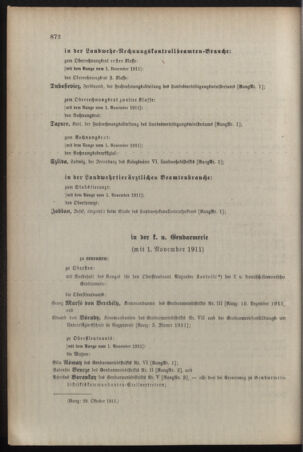 Kaiserlich-königliches Armee-Verordnungsblatt: Personal-Angelegenheiten 19111128 Seite: 36