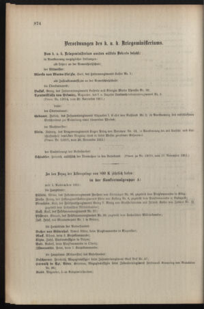 Kaiserlich-königliches Armee-Verordnungsblatt: Personal-Angelegenheiten 19111128 Seite: 38