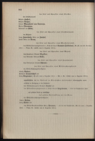 Kaiserlich-königliches Armee-Verordnungsblatt: Personal-Angelegenheiten 19111207 Seite: 4