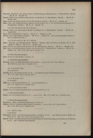 Kaiserlich-königliches Armee-Verordnungsblatt: Personal-Angelegenheiten 19111218 Seite: 19